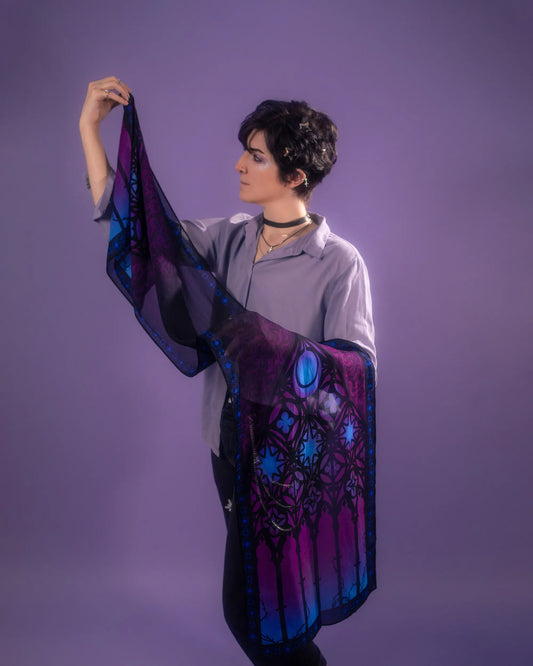 PREORDER | Dusk Cathedral Scarf (ships in 3-4 months)
