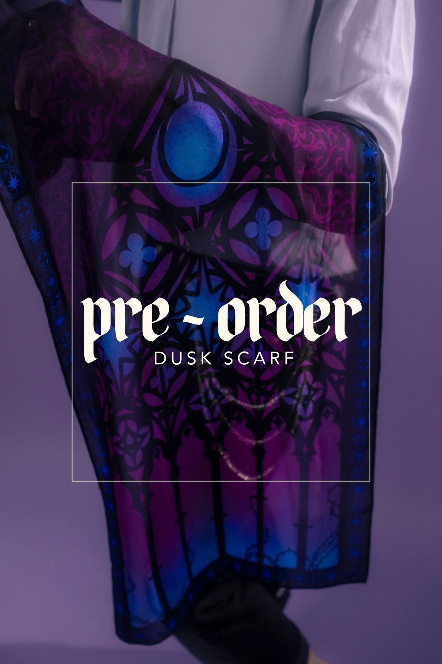 PREORDER | Dusk Cathedral Scarf (ships in 3-4 months)