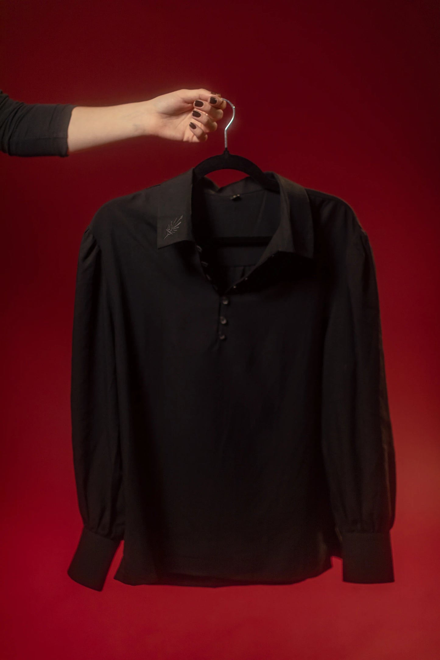 Starcrossed Poet Shirt | BLACK