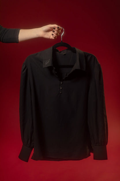 Starcrossed Poet Shirt | BLACK