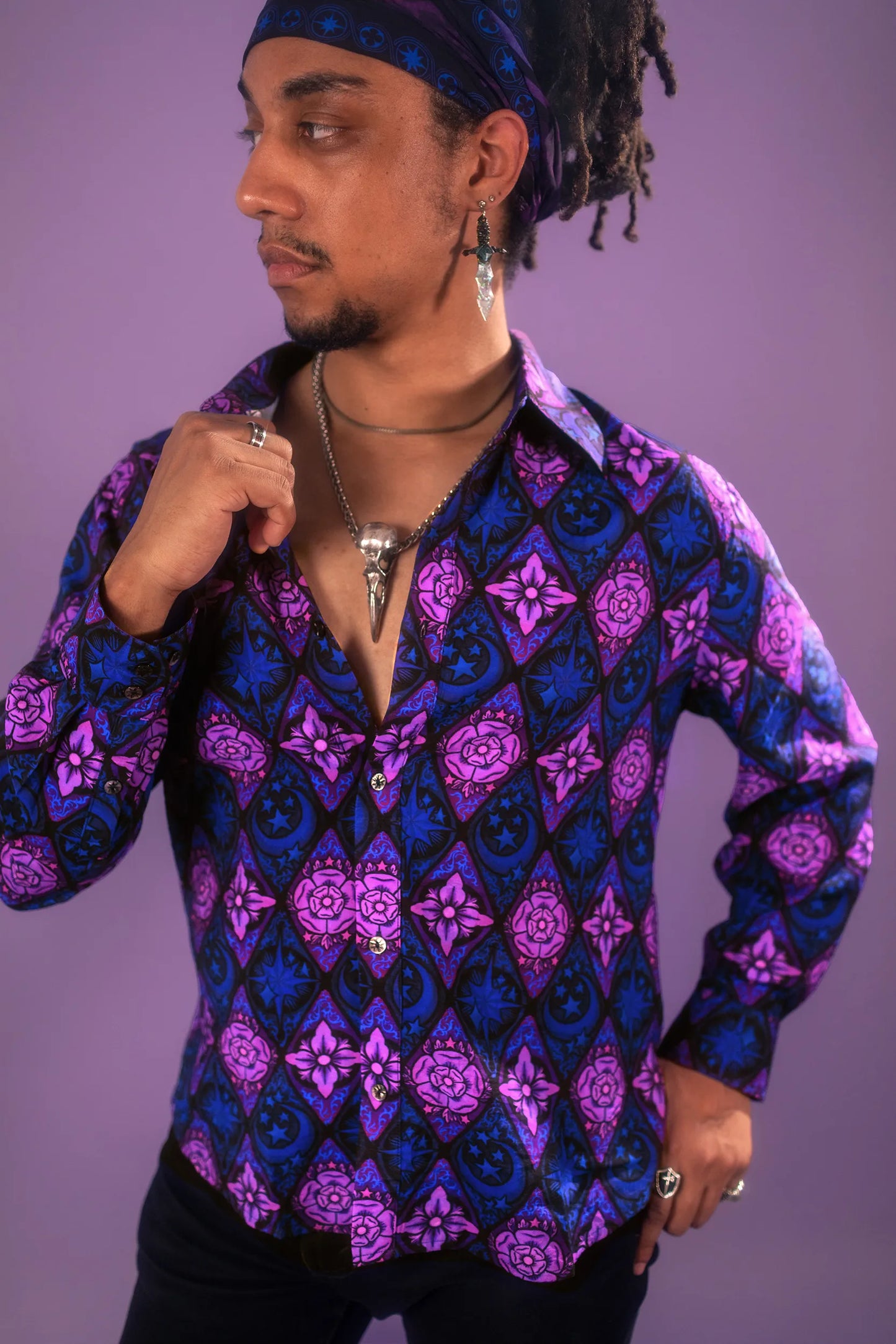 Celestials | Tudor Window Button Up