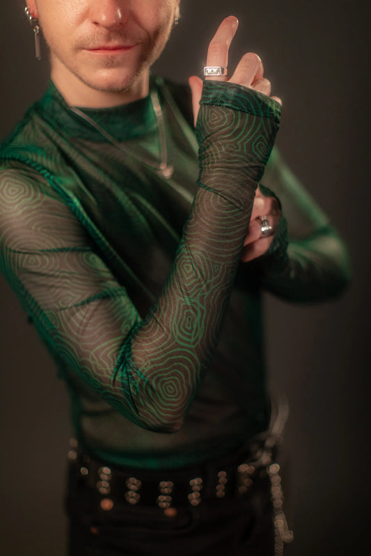 COMING SOON |  Malachite Mock Neck