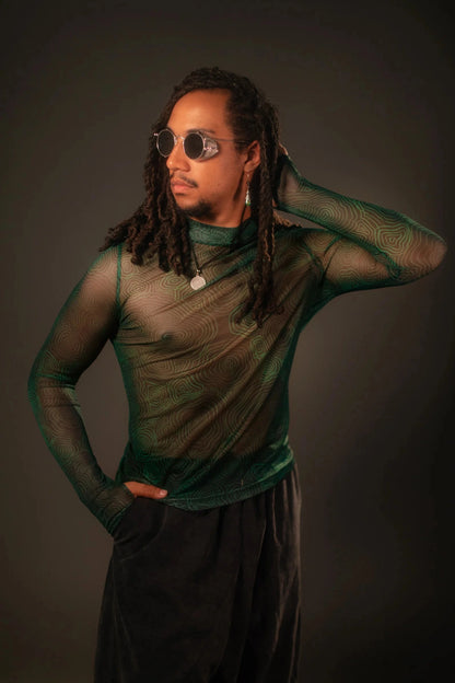 COMING SOON |  Malachite Mock Neck