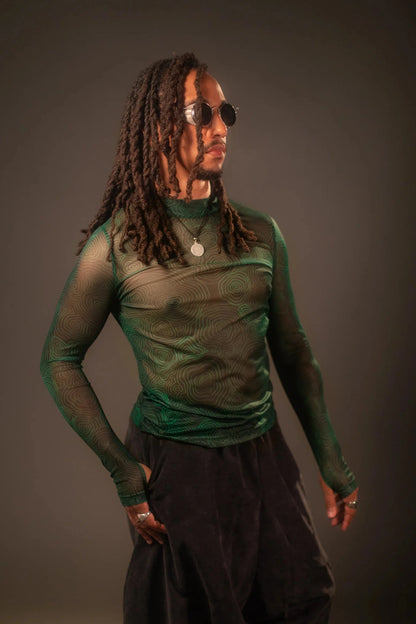 COMING SOON |  Malachite Mock Neck