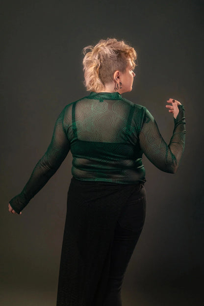 COMING SOON |  Malachite Mock Neck