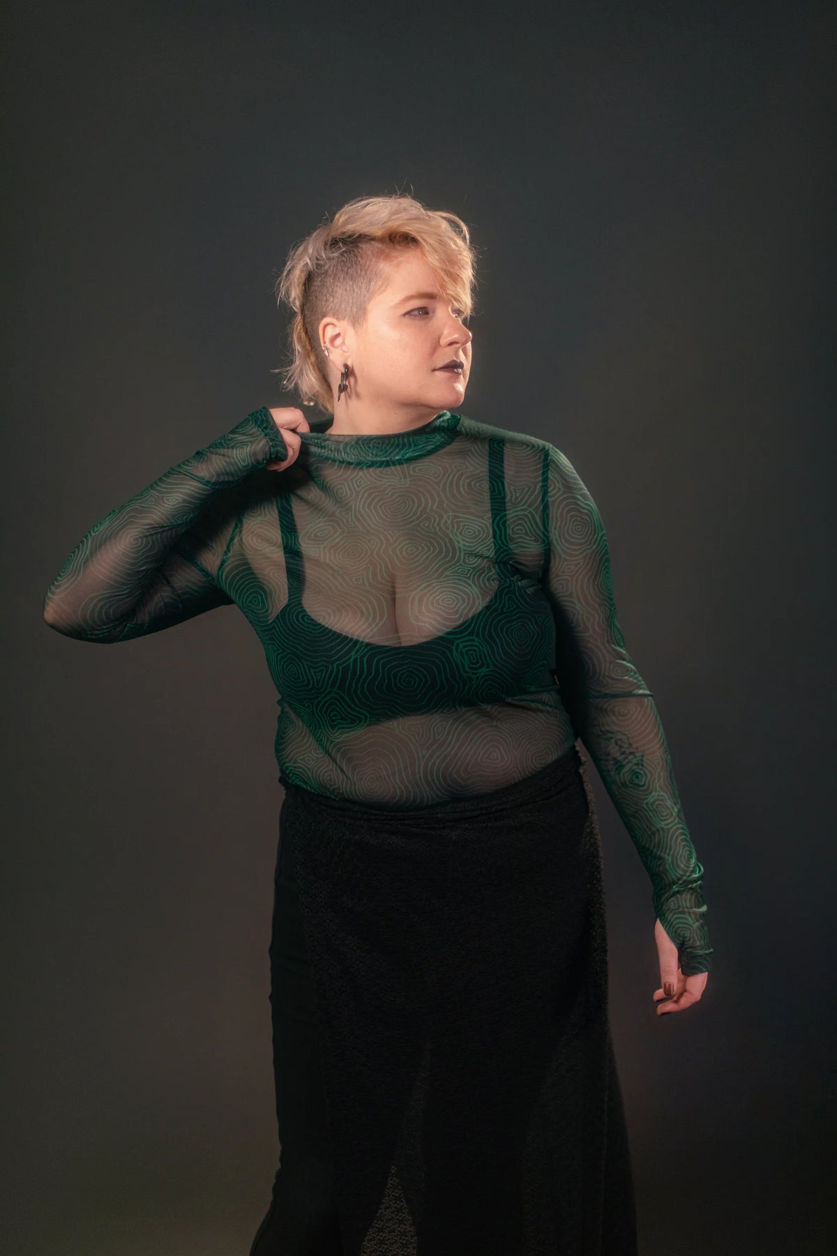 COMING SOON |  Malachite Mock Neck